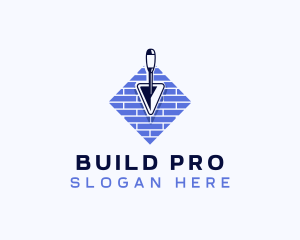 Brick Trowel Builder logo design