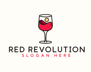 Red Mountain Liquor logo design