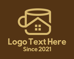 Cup - Yellow Home Mug logo design