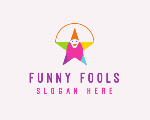 Clown - Clown Star Smile logo design