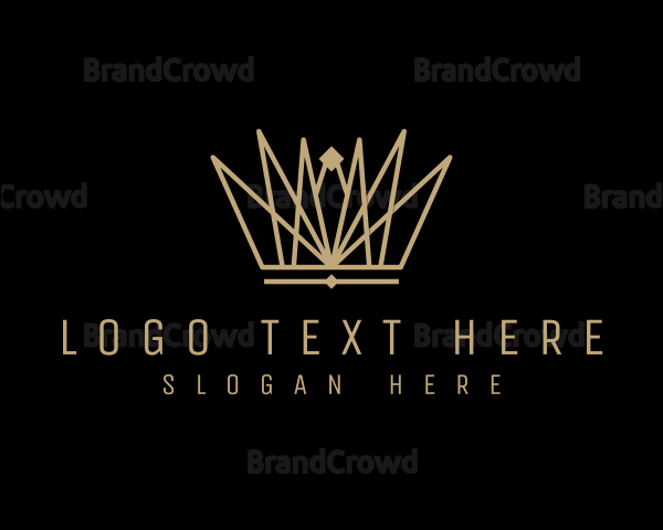 Luxury Pageant Crown Logo