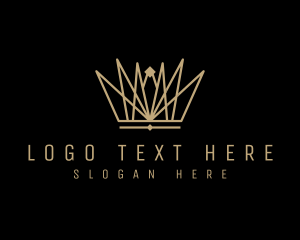 Gold - Luxury Pageant Crown logo design
