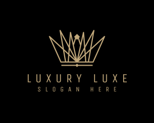 Luxury Pageant Crown logo design