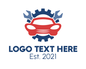 Engine - Garage Automotive Repair logo design