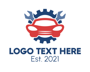 Autoservice - Garage Automotive Repair logo design