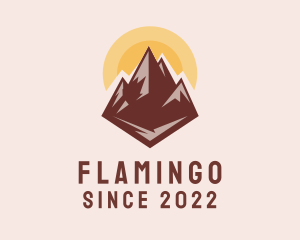 Hiking - Nature Mountaineering Peak logo design