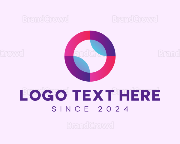 Colored Digital Circle Logo