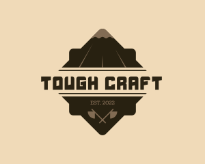 Rough - Outdoor Rough Mountain logo design