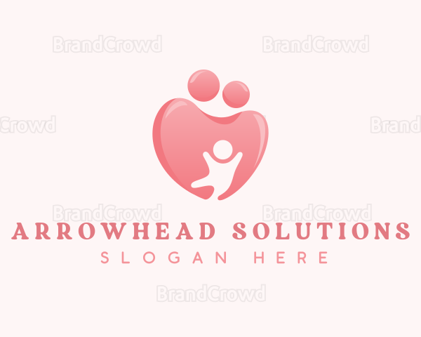 Parenting Heart Family Logo