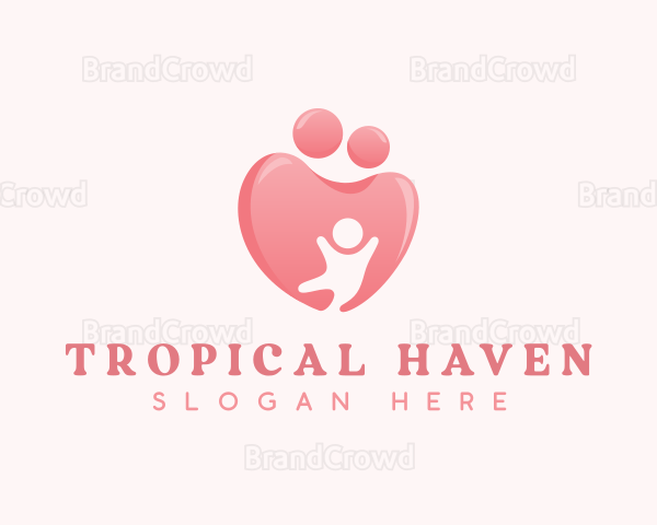 Parenting Heart Family Logo