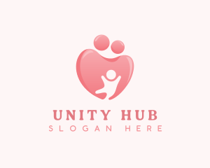 Parenting Heart Family logo design