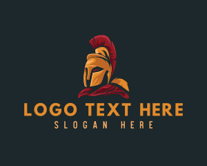 Letter Tv - Spartan Gladiator Gaming logo design