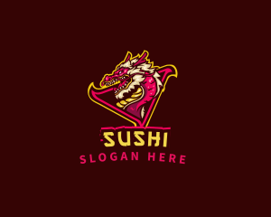 Asian Gaming Dragon logo design