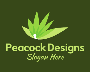 Green Peacock Environmental logo design