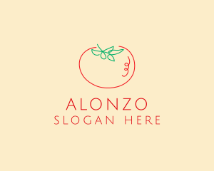 Fresh Red Tomato logo design