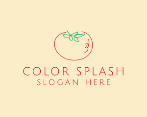 Fresh Red Tomato logo design