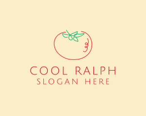 Fresh Red Tomato logo design