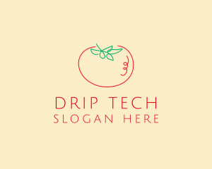 Fresh Red Tomato logo design