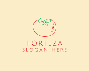 Fresh Red Tomato logo design