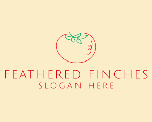 Fresh Red Tomato logo design