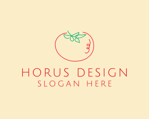 Fresh Red Tomato logo design