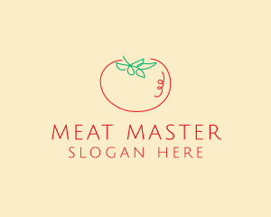 Fresh Red Tomato logo design