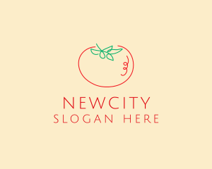 Fresh Red Tomato logo design