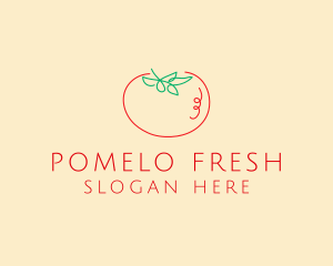 Fresh Red Tomato logo design