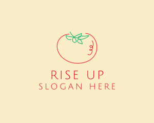 Fresh Red Tomato logo design