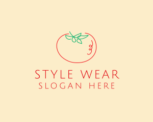 Fresh Red Tomato logo design