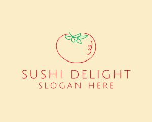 Fresh Red Tomato logo design