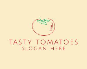 Fresh Red Tomato logo design