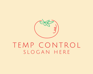 Fresh Red Tomato logo design