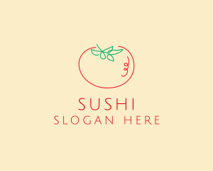 Fresh Red Tomato logo design