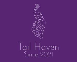 Tail - Graceful Bird Tail logo design