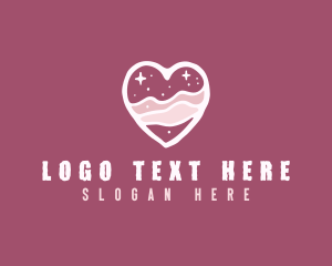 Pastry - Heart Cake Pastry logo design