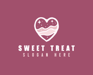 Pastry - Heart Cake Pastry logo design