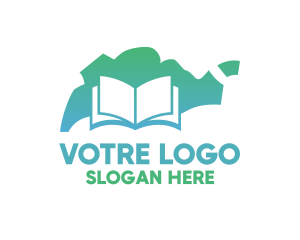 College - Green Singapore Book logo design