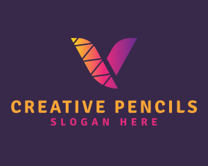 Creative Studio Letter V logo design