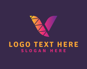 Investor - Creative Studio Letter V logo design