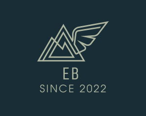 Explorer - Mountain Peak Wings logo design