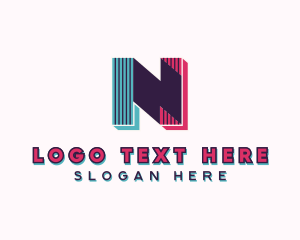 Letter N - Professional Studio Letter N logo design