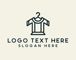 Laundromat - Shirt Hanger Apparel logo design