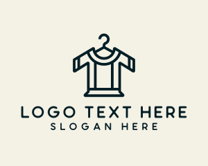 Laundry - Shirt Hanger Apparel logo design