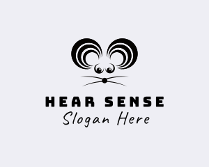 Ears - Mouse Sound Ears logo design