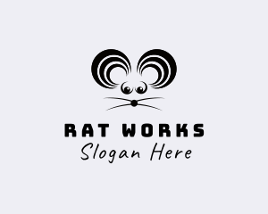 Mouse Sound Ears logo design