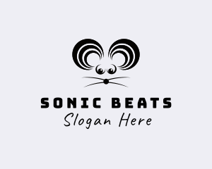 Mouse Sound Ears logo design