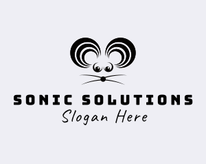 Sonic - Mouse Sound Ears logo design