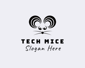 Mouse Sound Ears logo design