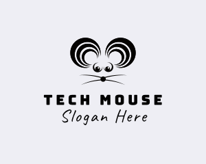 Mouse Sound Ears logo design